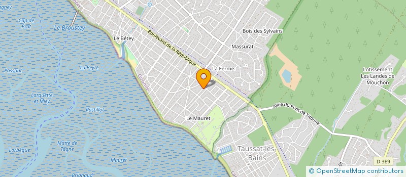 localisation de l'entreprise MADAME CAMILLE MASSOL  ANDERNOS-LES-BAINS