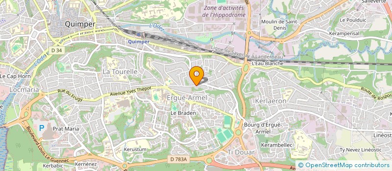 localisation de l'entreprise MADAME CAMILLE MASSON à QUIMPER