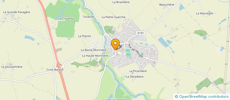 localisation de l'entreprise MADAME CAMILLE MAUGET à BEAUPREAU-EN-MAUGES