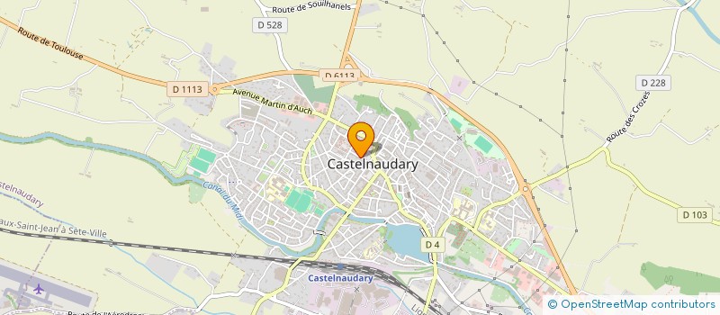 localisation de l'entreprise MADAME CAMILLE MAUREL  CASTELNAUDARY