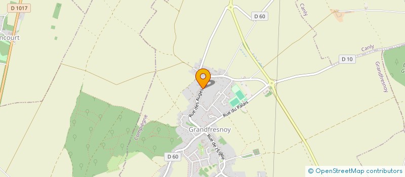 localisation de l'entreprise MADAME CAMILLE MAYEUX  GRANDFRESNOY