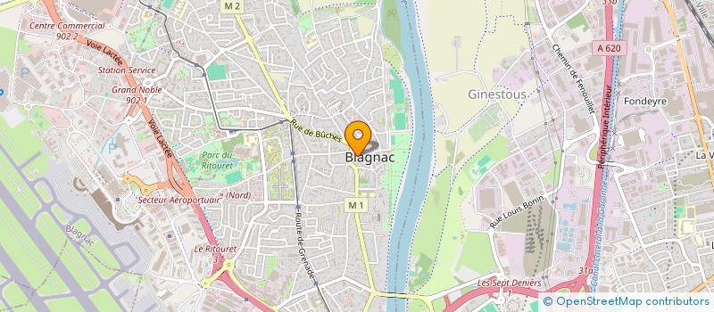 localisation de l'entreprise MADAME CAMILLE MAYZOUE  BLAGNAC