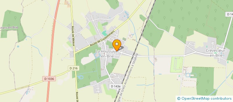 localisation de l'entreprise MADAME CAMILLE MAZARS  LA HOUSSAYE-EN-BRIE