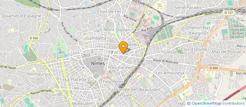 localisation de l'entreprise MADAME CAMILLE MAZELIER à NIMES