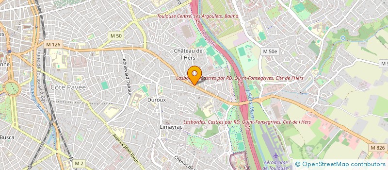 localisation de l'entreprise MADAME CAMILLE MENTION  TOULOUSE