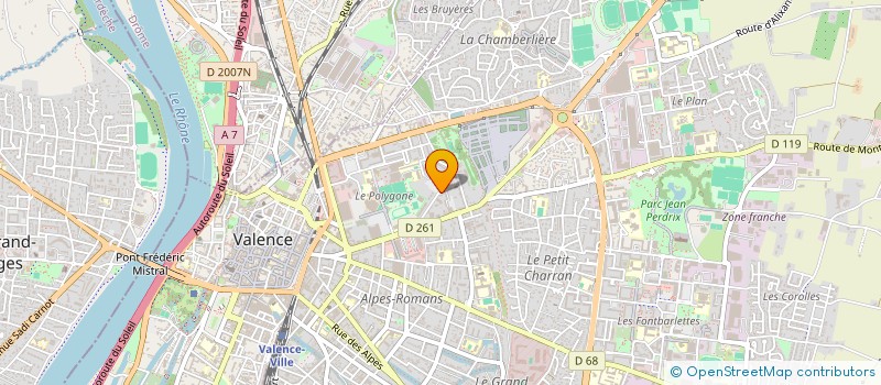 localisation de l'entreprise MADAME CAMILLE MERCADE à VALENCE