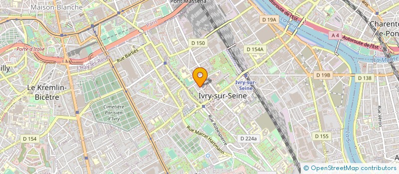 localisation de l'entreprise MADAME CAMILLE MERCANDELLI à IVRY-SUR-SEINE