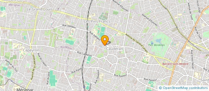 localisation de l'entreprise MADAME CAMILLE MERCIER  BORDEAUX