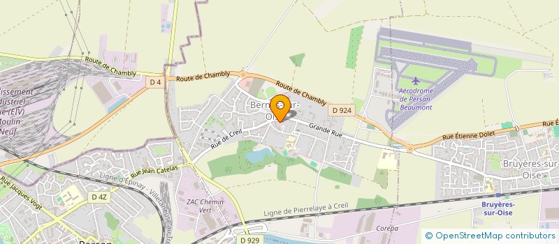 localisation de l'entreprise MADAME CAMILLE MERCIER  BESSANCOURT