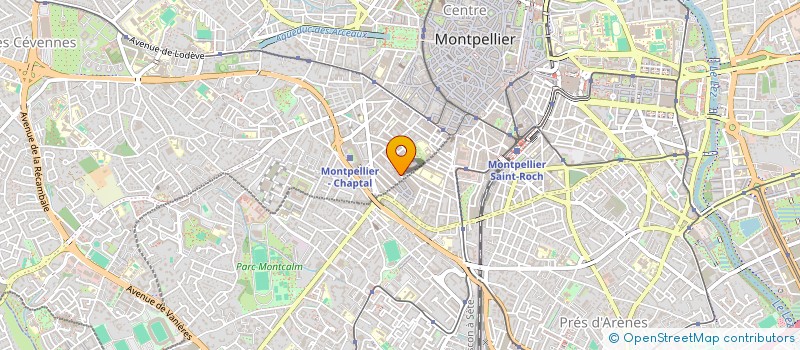 localisation de l'entreprise MADAME CAMILLE MERTINY à MONTPELLIER