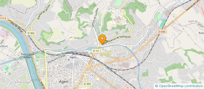 localisation de l'entreprise MADAME CAMILLE MICHAUD  AGEN