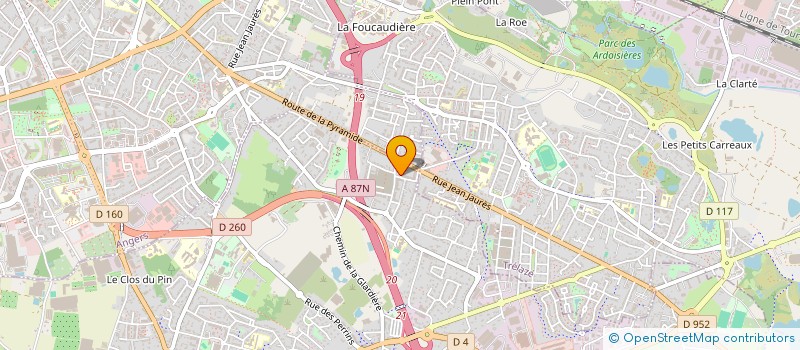 localisation de l'entreprise MADAME CAMILLE MICHAUDEL  LES PONTS-DE-CE