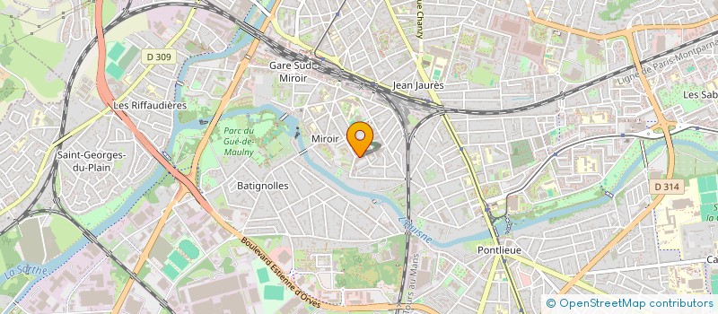 localisation de l'entreprise MADAME CAMILLE MICHELIN  LE MANS