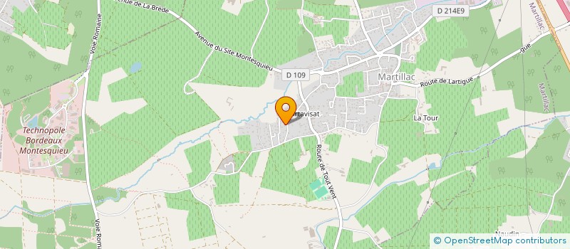 localisation de l'entreprise MADAME CAMILLE MIGNOT  MARTILLAC