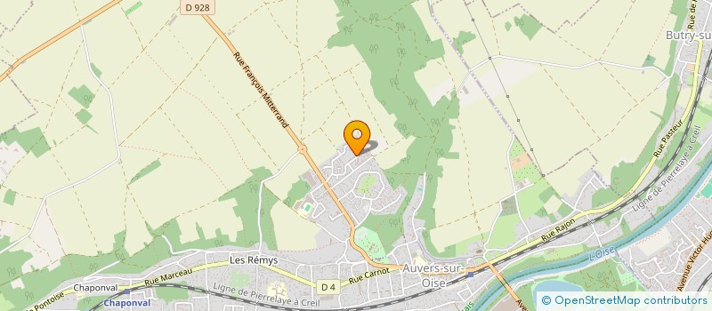 localisation de l'entreprise MADAME CAMILLE MIROUZE à AUVERS-SUR-OISE
