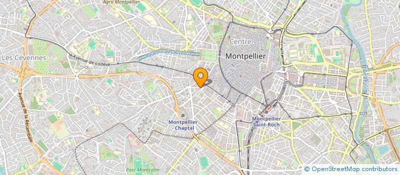 localisation de l'entreprise MADAME CAMILLE MODOCK à MONTPELLIER