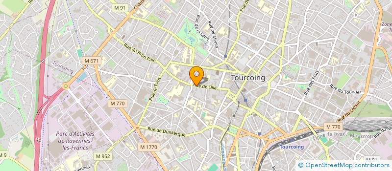 localisation de l'entreprise MADAME CAMILLE MOITEL à TOURCOING