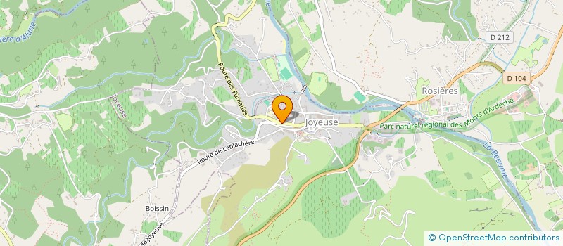 localisation de l'entreprise MADAME CAMILLE MOLET  JOYEUSE