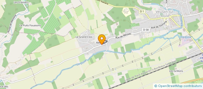 localisation de l'entreprise MADAME CAMILLE MONCUIT  VEUZAIN-SUR-LOIRE