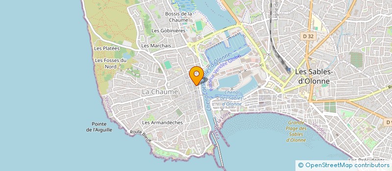 localisation de l'entreprise MADAME CAMILLE MONGEON  LES SABLES D'OLONNE