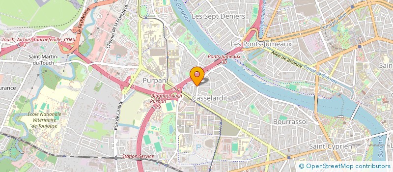 localisation de l'entreprise MADAME CAMILLE MONNET à TOULOUSE