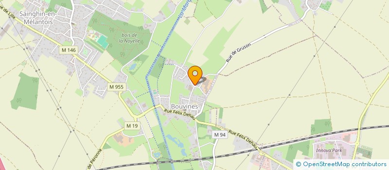 localisation de l'entreprise MADAME CAMILLE MONNIER  BOUVINES