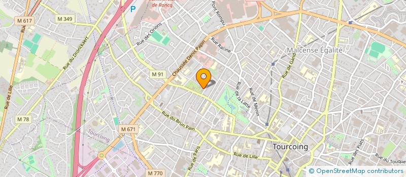 localisation de l'entreprise MADAME CAMILLE MONNIER  TOURCOING