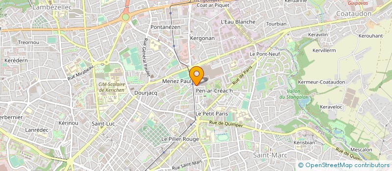 localisation de l'entreprise MADAME CAMILLE MONTALVO à BREST