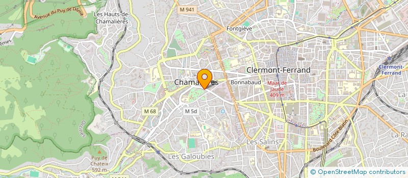 localisation de l'entreprise MADAME CAMILLE MONTANA  CHAMALIERES