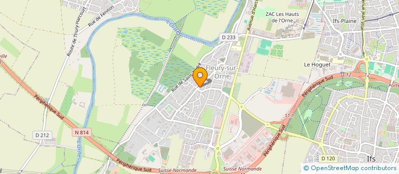 localisation de l'entreprise MADAME CAMILLE MORA  FLEURY-SUR-ORNE