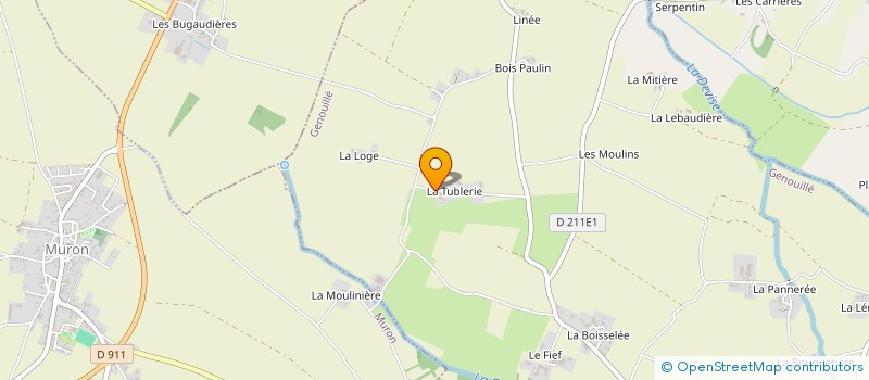 localisation de l'entreprise MADAME CAMILLE MORANT  TONNAY-BOUTONNE