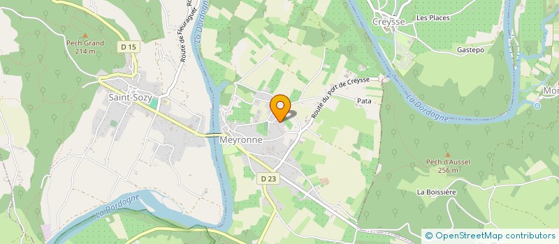 localisation de l'entreprise MADAME CAMILLE MORAUX  MEYRONNE