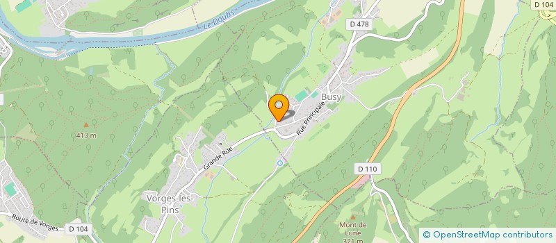 localisation de l'entreprise MADAME CAMILLE MOREUILLE  BUSY