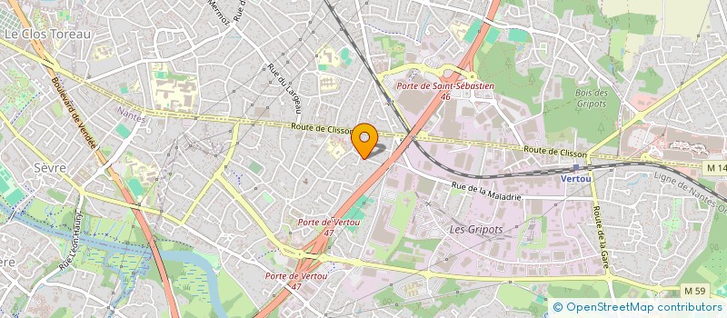 localisation de l'entreprise MADAME CAMILLE MORICE  VERTOU