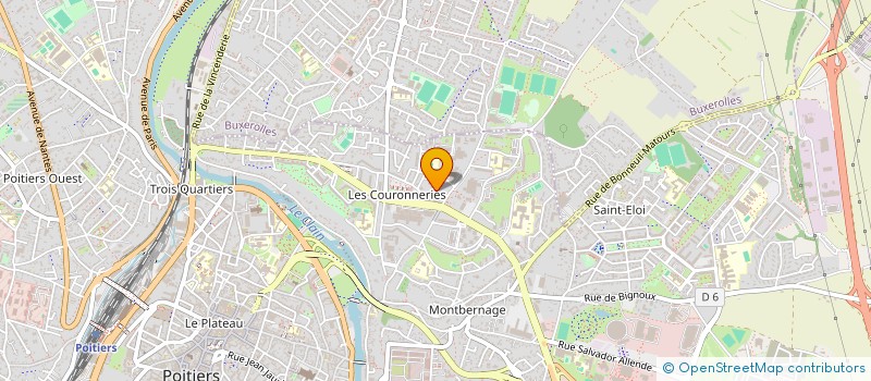 localisation de l'entreprise MADAME CAMILLE MORIN  POITIERS