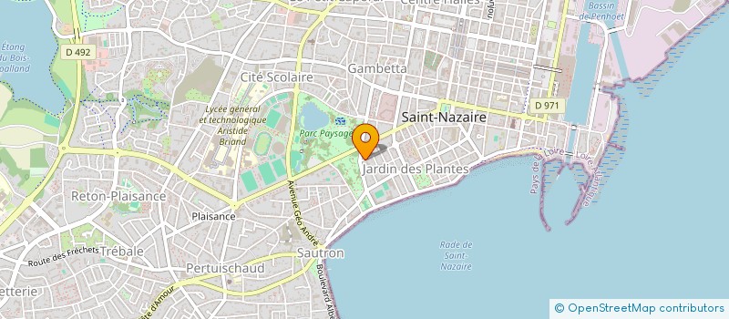 localisation de l'entreprise MADAME CAMILLE MORISSEAU  SAINT-NAZAIRE