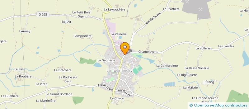 localisation de l'entreprise MADAME CAMILLE MORREVE  CHEMILLE-EN-ANJOU