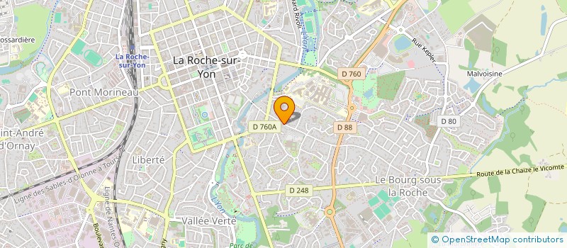 localisation de l'entreprise MADAME CAMILLE MOUA à LA ROCHE-SUR-YON
