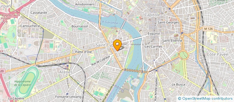 localisation de l'entreprise MADAME CAMILLE MOUCH  TOULOUSE