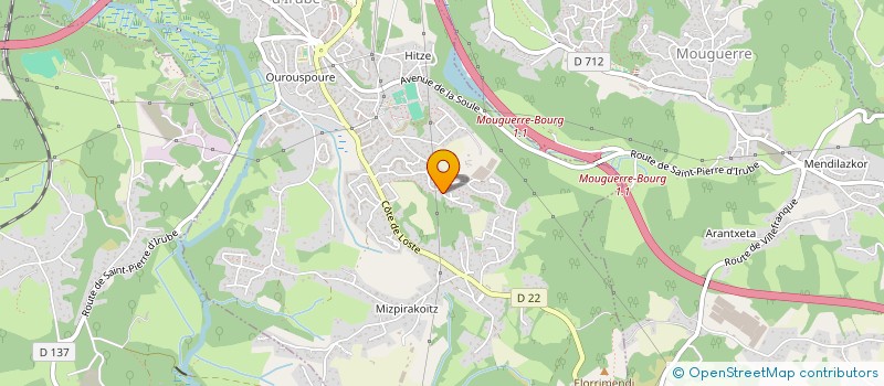 localisation de l'entreprise MADAME CAMILLE MOUGNOS  SAINT-PIERRE-D'IRUBE