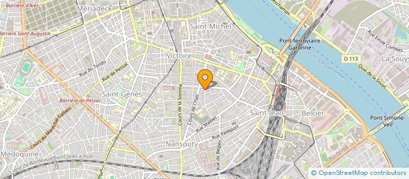 localisation de l'entreprise MADAME CAMILLE MOULINIER à BORDEAUX