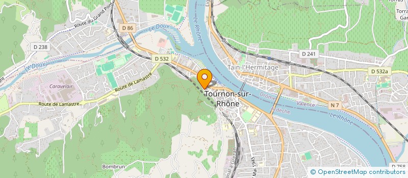 localisation de l'entreprise MADAME CAMILLE MOURADIAN à TOURNON-SUR-RHONE