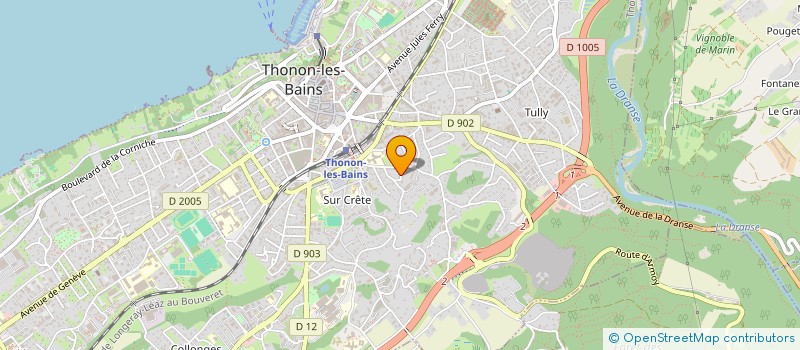 localisation de l'entreprise MADAME CAMILLE MOURIER à THONON-LES-BAINS
