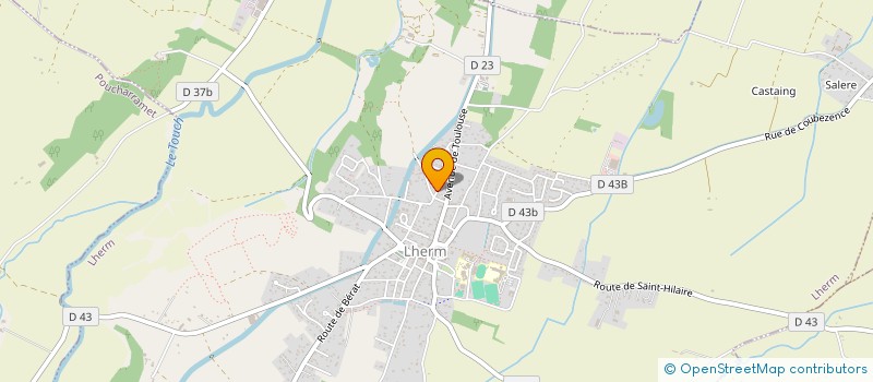 localisation de l'entreprise MADAME CAMILLE MUNOZ à LHERM