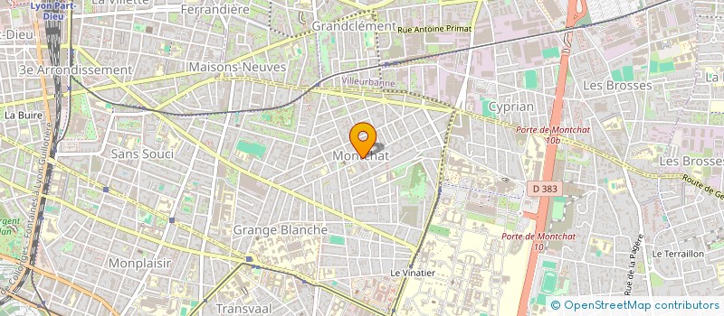 localisation de l'entreprise MADAME CAMILLE MURGUE à LYON