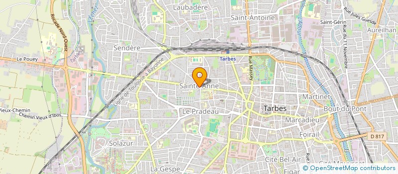 localisation de l'entreprise MADAME CAMILLE NAEGELEN  TARBES