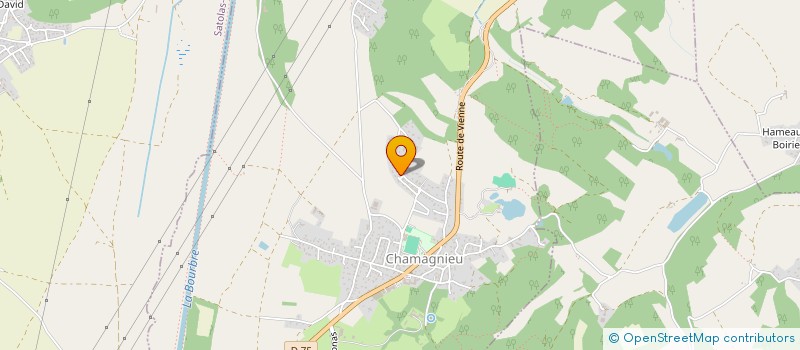localisation de l'entreprise MADAME CAMILLE NATALIZIO  CHAMAGNIEU
