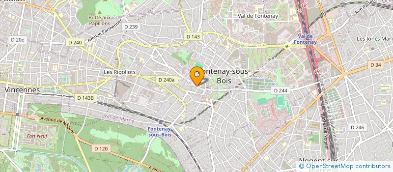 localisation de l'entreprise MADAME CAMILLE NEFF à FONTENAY-SOUS-BOIS