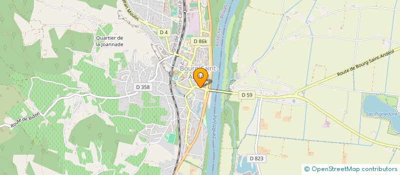 localisation de l'entreprise MADAME CAMILLE NGOC DAN BUI  BOURG-SAINT-ANDEOL