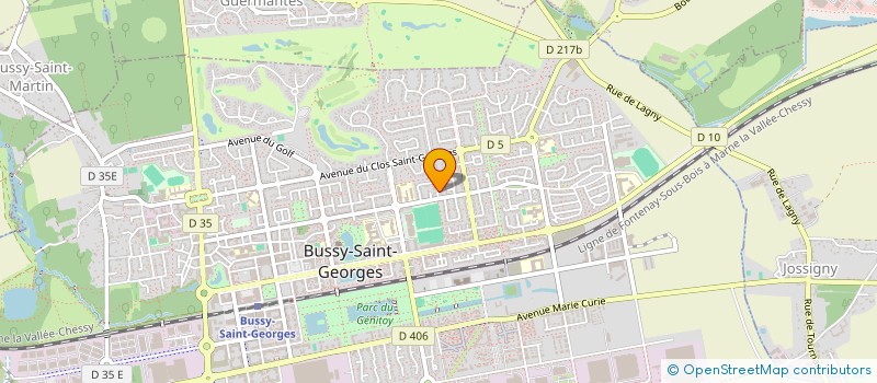 localisation de l'entreprise MADAME CAMILLE NGUYEN  BUSSY-SAINT-GEORGES